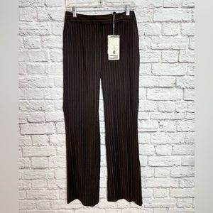 Missoni Vintage Brown Plum Stripe 70s style Trouser Slacks Size 42 New!
